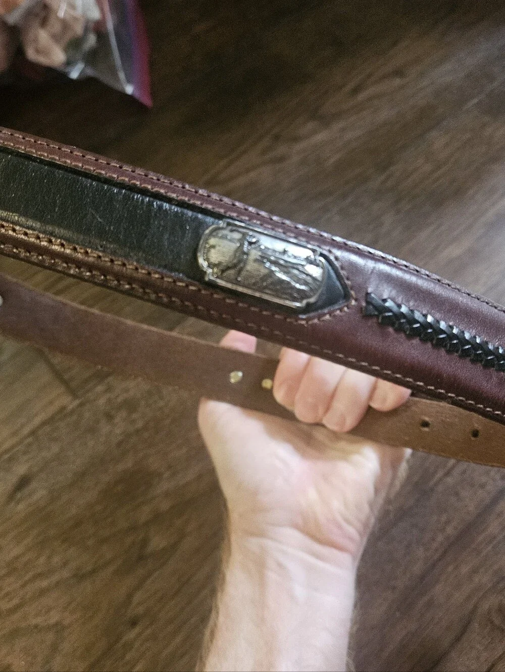Onyx Brighton Men’s Golf Belt Sz 32 Brown Used Condition Belt Shows Some Use.  I